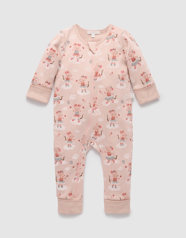 Purebaby - Thick Pyjama Sleep Growsuit -Kids-Babies