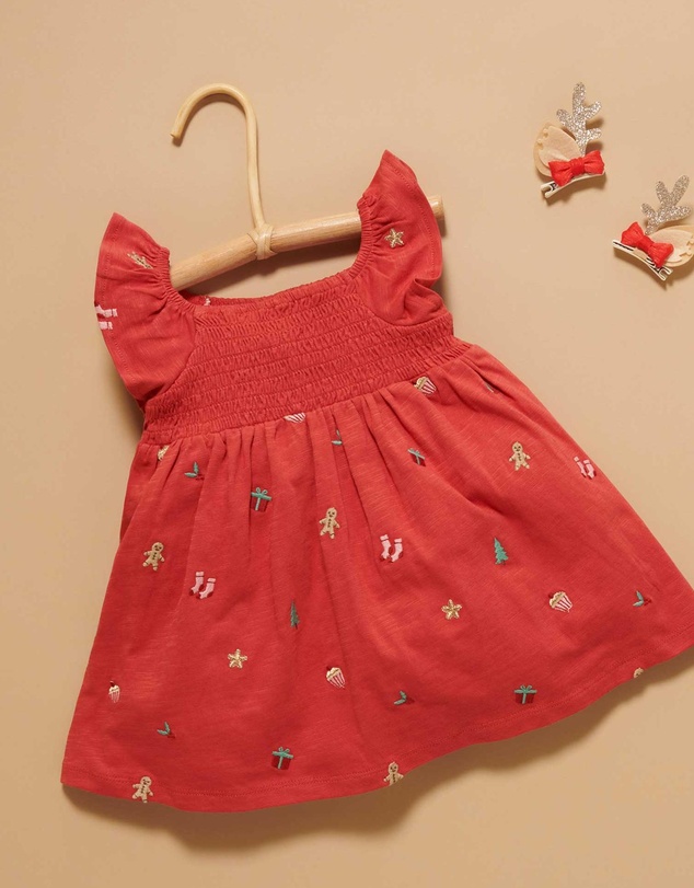 Purebaby - Christmas Celebration Dress -Kids-Babies