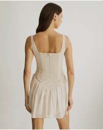 Atmos&Here - Sophie V-Waist Mini Dress
