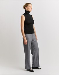 Toorallie - Sleeveless Roll Neck