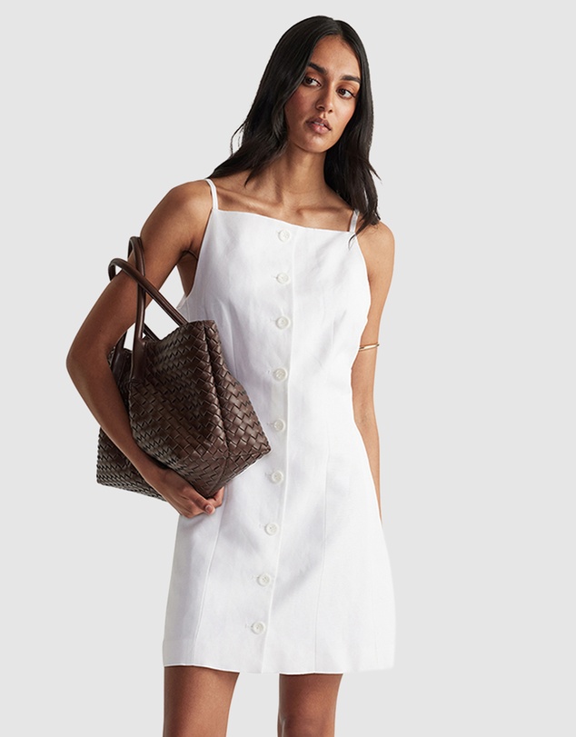 Decjuba - Benne Button Front Vest Dress