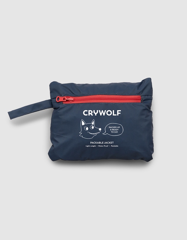 Crywolf - PACKABLE JACKET Ash Colourblock