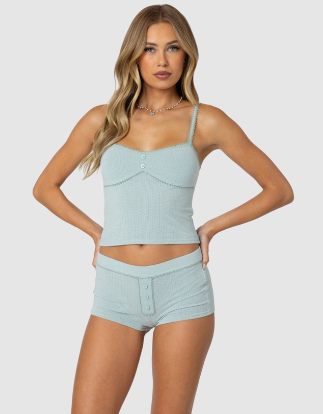EDIKTED - Maelle Pointelle Tank Top
