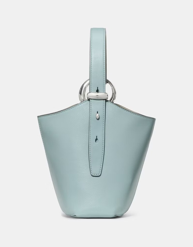 Kate Spade - Halo Fine Grain Leather And Suede Mini Bucket Bag