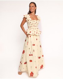 Petal & Pup - Remira Midi Skirt - Yellow Cherry