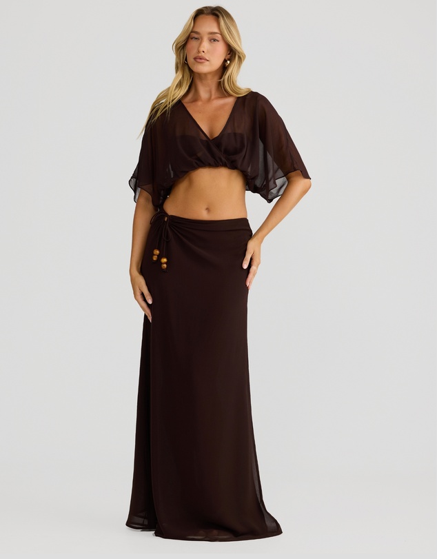 Vacay Swimwear - Vela Skirt Chocolate