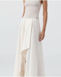 St. Agni - Knit Bodice Asymm Dress