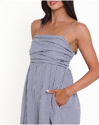 Petal & Pup - Pricilla Jumpsuit - Blue Gingham