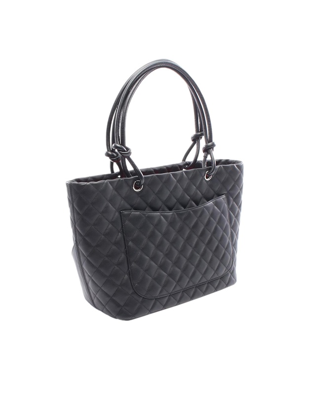 Pre-Loved by Azura Reborn - Pre-Loved Large Lambskin Cambon Ligne Tote