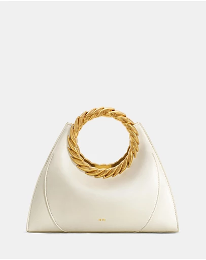 JW PEI - Amiya Leaf Handle Sculpture Bag