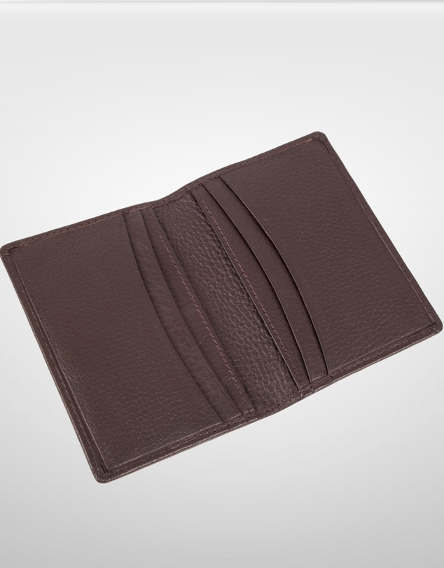 DENTS - RFID Pebble Grain Leather Credit Card Holder Minimalist