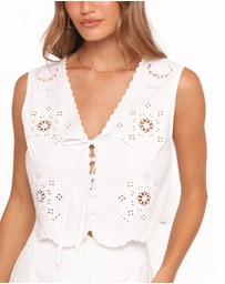 Petal & Pup - Kye Top - White Broderie
