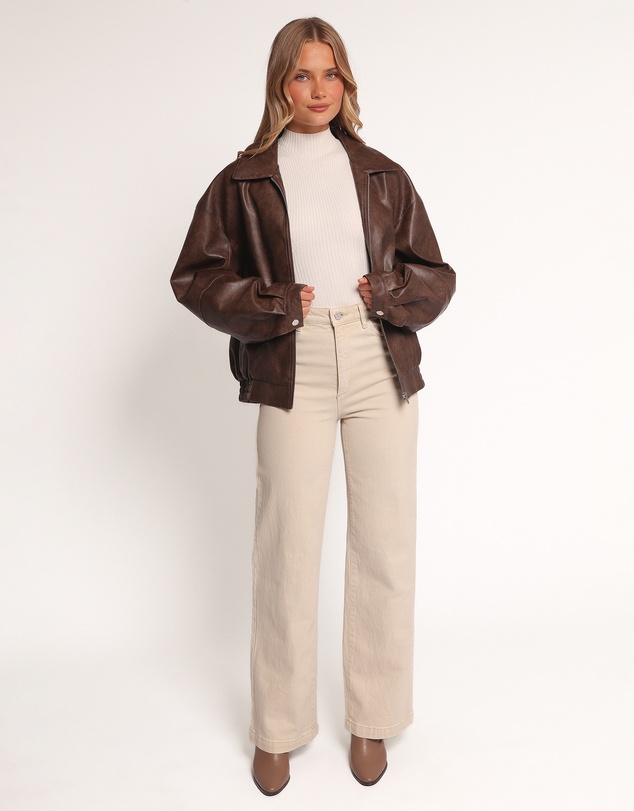 Petal & Pup - Zoe Bomber Jacket - Brown
