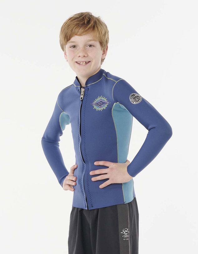 Rip Curl - Dawn Patrol Front Zip Wetsuit Jacket - Kids
