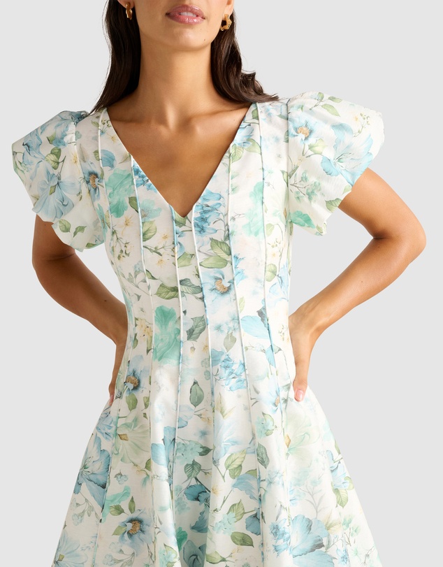 Forever New - Camden Puff Sleeves Mini Dress