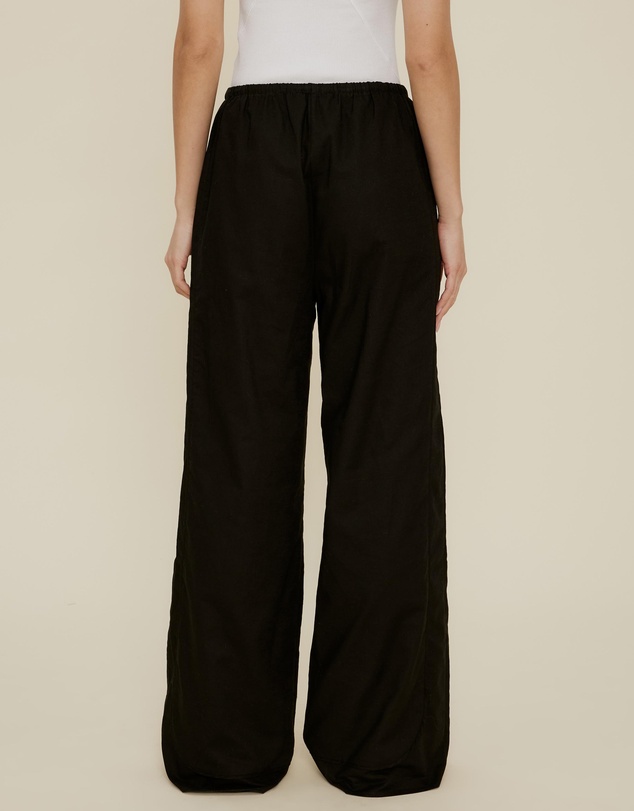 The Fated - Lucie Drawstring Linen Blend Pants
