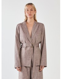 Sass - Thalia Belted Blazer
