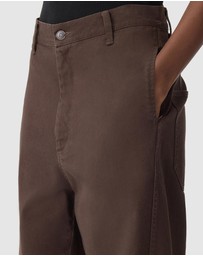 Bassike - Cotton Twill Straight Leg Pant