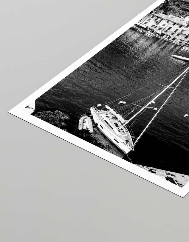 LEGGERA - Yachts of Portofino B&W Print