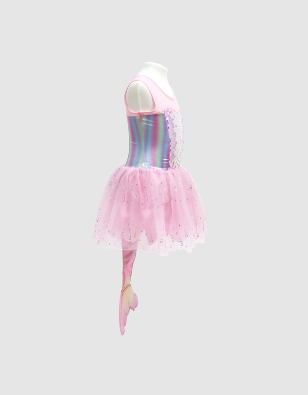 Pink Poppy - Mermaid Dress with Tail
