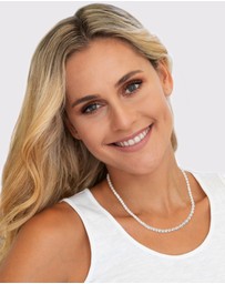 Elli Jewelry - Necklace Pearls 925 Sterling Silver