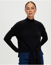 Honey and Beau - Raise Up Tie Top