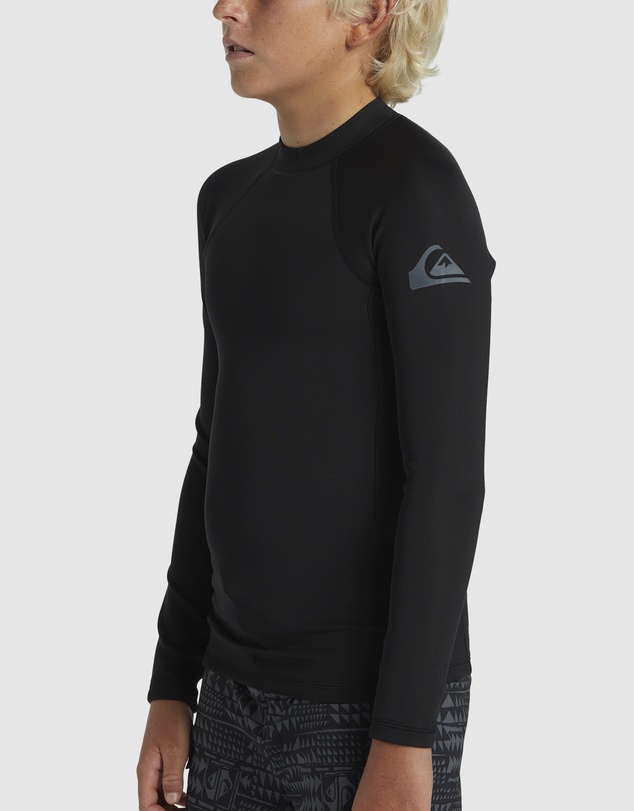Quiksilver - Everyday Heat Long Sleeve Upf 50 Surf T Shirt For Boys 2 7
