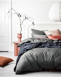 Aura Home - Halo Organic Sateen European Pillowcase