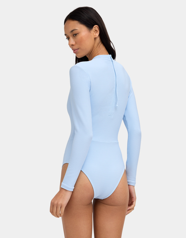 Billabong - Womens Tanlines Long Sleeve Back Zip Bodysuit