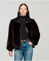 Sandro - Blake Faux Fur Coat