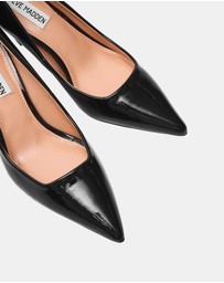 Steve Madden - Brynnn Black Patent Heels