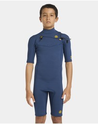 Billabong - Boys 8 to 16 2/2Mm Absolute Natural Chest Zip Gbs Springsuit