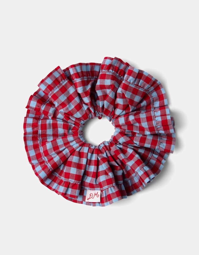 Damson Madder - Frill Edge Scrunchie