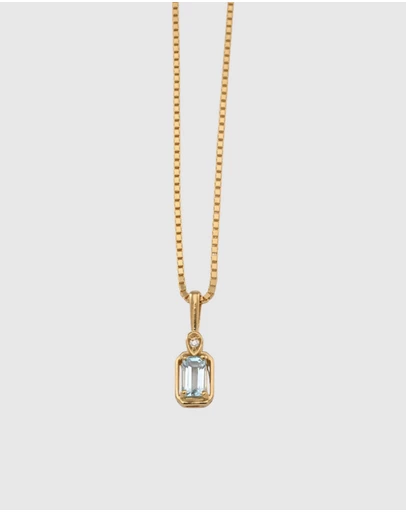 Von Treskow - Maeve sky Blue Topaz Necklace