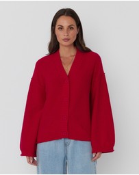 ALEXANDRA - Dante Cardigan Red