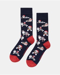 Bamboozld - 2-Pack Chrissy Dogs Cracker Socks