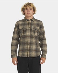 RVCA - Mens Huges Flannel Long Sleeve Shirt