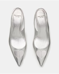 Kate Spade - Lover Slingback Kitten Heels