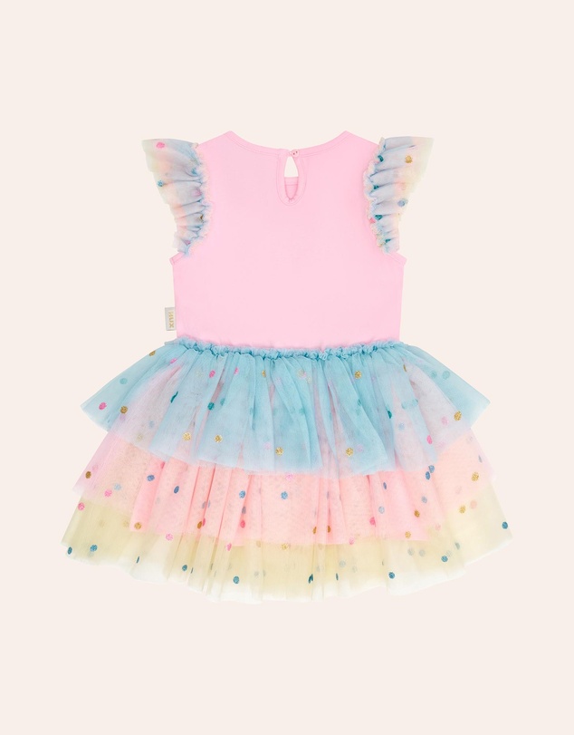 Huxbaby - You-Scream-For-Ice Cream Tulle Dress - Babies-Teens