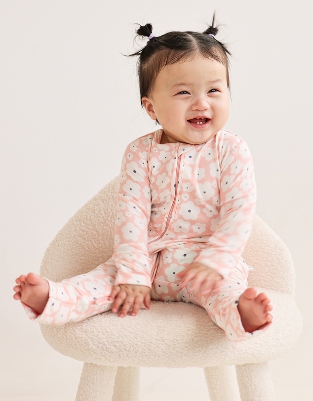 Kynd Baby - Day or Night Onesie in Petal Blooms