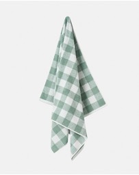 Linen House - Flinders Check Saltwater Bath Towel Range