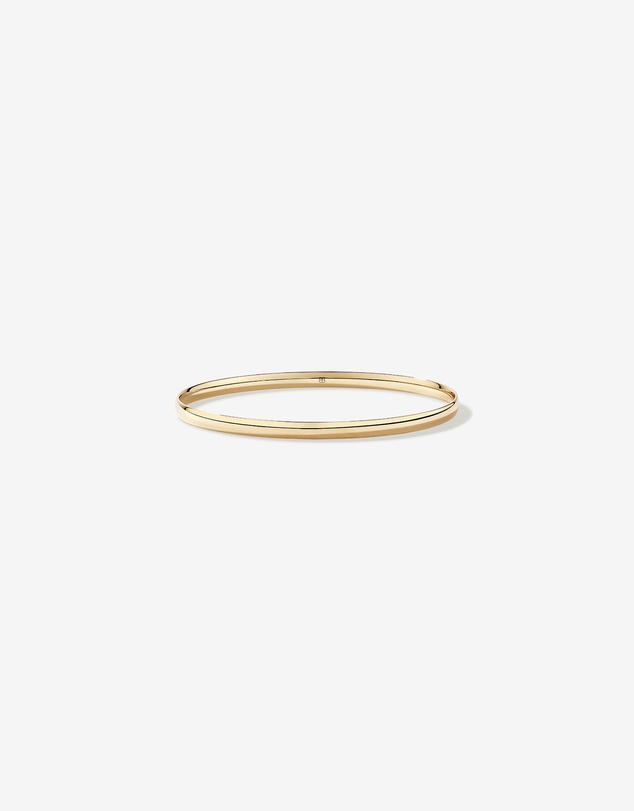 Michael Hill - Classic Oval Bangle in 18kt Gold Vermeil