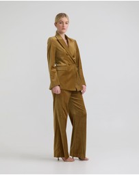 Oxford - Lydia Stretch Velvet Pants
