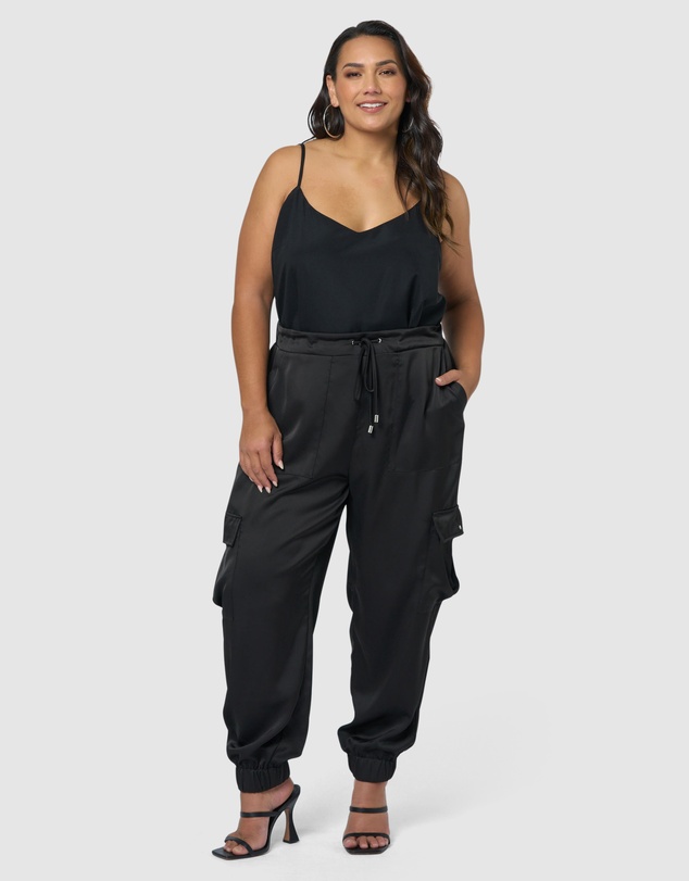 Sunday In The City - Revolution Satin Cargo Pant