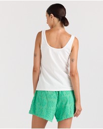 Poolside Paradiso - Isola Tank - White
