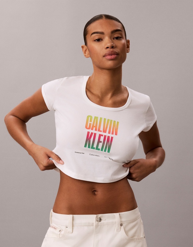 Calvin Klein Jeans - Pride Slim Scoopneck Tee