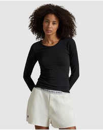 Polo Ralph Lauren - Club Cotton Long Sleeve Crew Neck Sleep T-Shirt