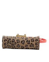 Pre-Loved by Azura Reborn - Pre-Loved Mini Leopard Print Canvas Flap Crossbody