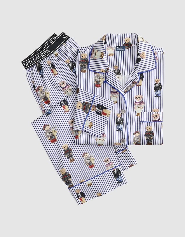 Polo Ralph Lauren - Madison Cotton Long Sleeve Button Down Pyjama Set