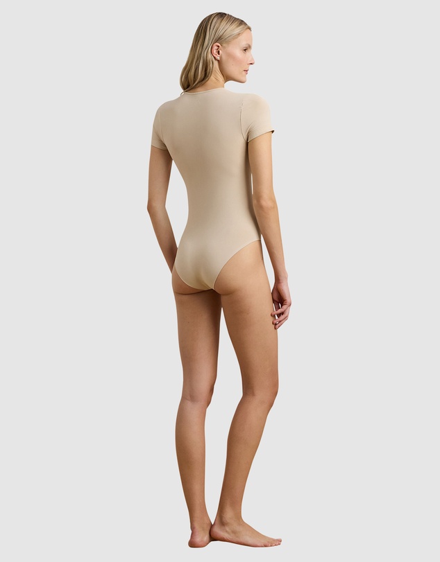 Lauren by Ralph Lauren - Luxe Smoothing Seamless Short Sleeve T-Shirt Bodysuit